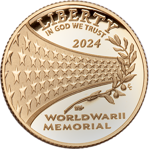 2024-W Greatest Generation $5 Gold Commemorative Main Image