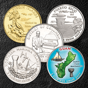 Buy DC & US Territory Quarters. The one-year-only US Territory Quarters were issued in 2009. All orders are backed by a 45-day money back guarantee and Ship Fast.