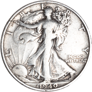 1940-S Liberty Walking Half Dollar CIRC Main Image