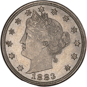 1883 Liberty Head Nickel, No Cents Main Image