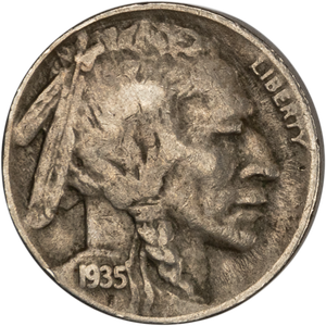 1935-D Buffalo Nickel Main Image