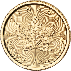 2024 Canada $5 1/10 oz. Gold Maple Leaf Main Image