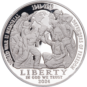2024-P Greatest Generation Commemorative Silver Dollar Main Image