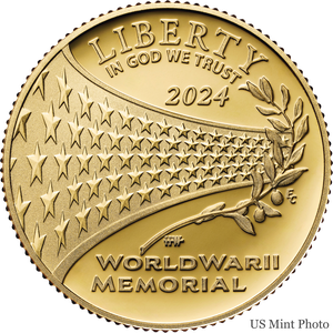 2024-W Greatest Generation $5 Gold Commemorative Main Image