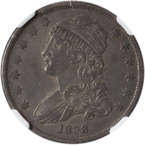 1838 Variety 2 Capped Bust Silver Quarter Main Image