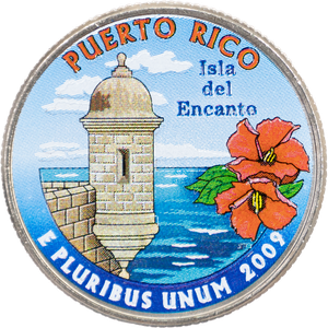 2009 Colorized Puerto Rico Territories Quarter Main Image