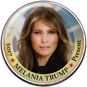 Colorized First Spouses of America Half Dollar - Melania Trump Main Image