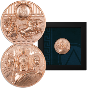 2023 Cook Islands 50 gram Copper $1 Sparta Main Image