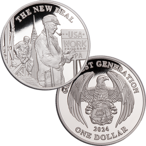 Littleton's $1 Coin Series Honoring America's Greatest Generation - The New Deal Main Image
