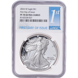 2024-W American Eagle Silver Dollar, First Day of Issue Main Image