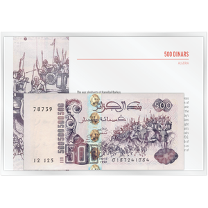 1998 Algeria 500 Dinars Note Main Image