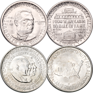 1946-1954 Washington & Carver Silver Half Dollar Set Main Image