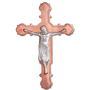 2023 Cameroon 1 oz. Silver and Copper 2000 Franc CFA Bi-Metal Crucifix Main Image