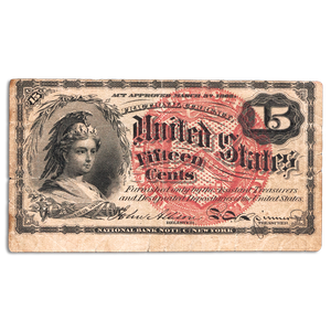 15¢ Fractional Currency Note Main Image