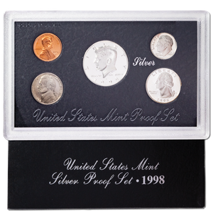 1998-S U.S. Mint Silver Proof Set Main Image