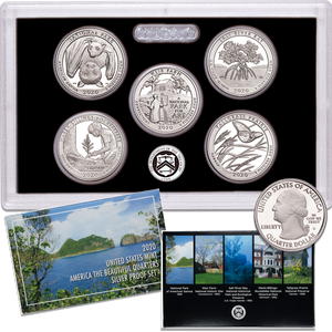 2020-S America's National Park Quarters Silver Proof Set Main Image