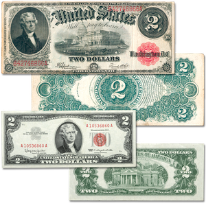 Series 1917 & 1963 $2 Legal Tender Note Set Main Image