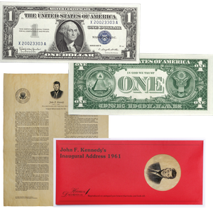 1957B $1 Silver Certificate with FREE JFK Reprint Main Image