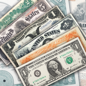 Our Paper Money Club allows you to enjoy a variety of notes delivered right to your door!  You can preview the note for up to 15 days before you buy it.  Join today!