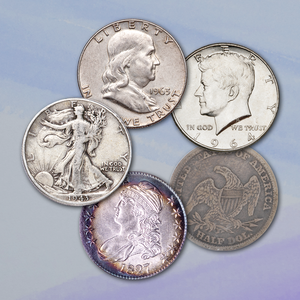 Shop U.S. half dollar coins at Littleton Coin Company. Explore the history of American 50-cent coins, and add to your collection with a 45-day guarantee!