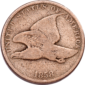 1857 Flying Eagle Cent, Small Letters Main Image