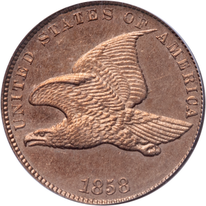 1858 Flying Eagle Cent, Small Letters Main Image