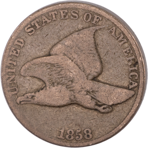 1858 Flying Eagle Cent, Large Letters Main Image