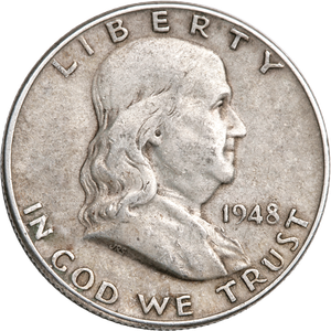 1948-D Franklin Half Dollar F Main Image