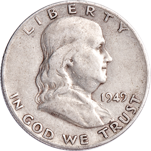 1949-D Franklin Half Dollar CIRC Main Image