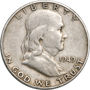 1949-S Franklin Half Dollar F Main Image