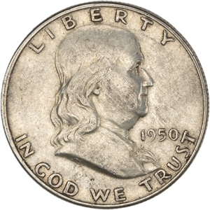 1950 Franklin Half Dollar Main Image
