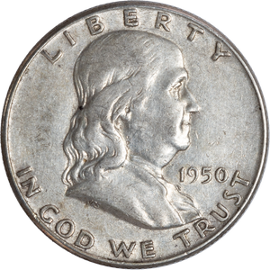 1950 Franklin Half Dollar Main Image
