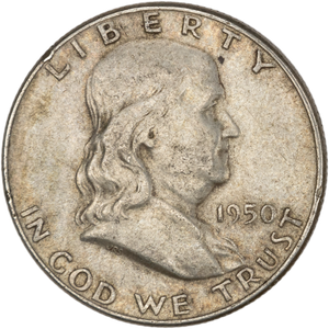 1950 Franklin Half Dollar Main Image