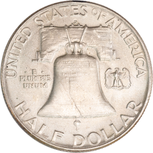 1950-D Franklin Half Dollar MS60 | Littleton Coin Company