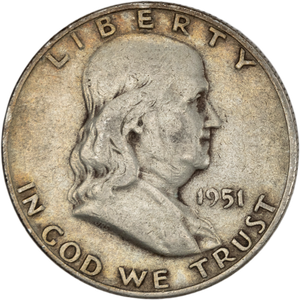 1951-D Franklin Half Dollar F Main Image
