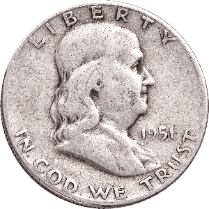1951-S Franklin Half Dollar G | Littleton Coin Company