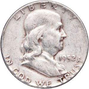1952 Franklin Half Dollar CIRC Main Image
