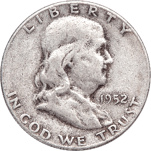 1952-S Franklin Half Dollar F Main Image