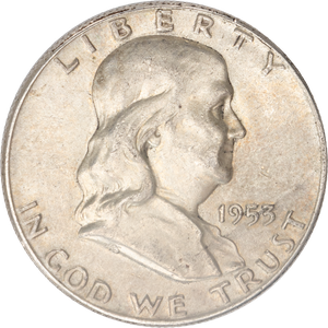 1953 Franklin Half Dollar AU50 | Littleton Coin Company