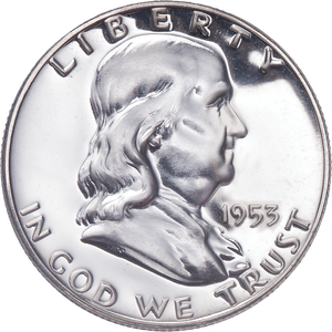 1953 Franklin Half Dollar Main Image