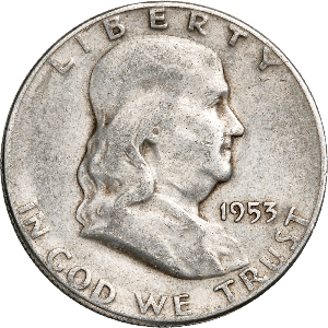 1953-S Franklin Half Dollar F Main Image