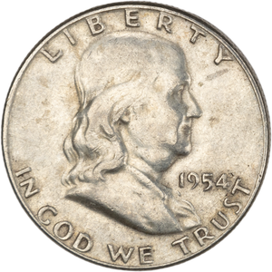 1954 Franklin Half Dollar F Main Image