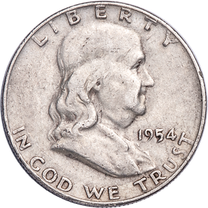 1954-D Franklin Half Dollar Main Image