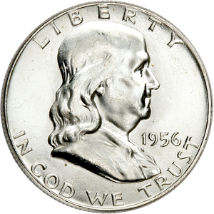 1956 Franklin Half Dollar MS60 | Littleton Coin Company