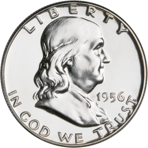 1956 Franklin Half Dollar Proof Main Image