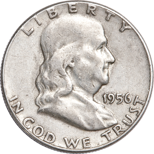 1956 Franklin Half Dollar CIRC Main Image