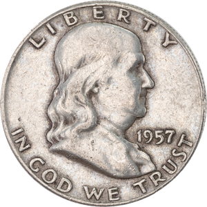 1957-D Franklin Half Dollar Main Image