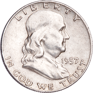 1957-D Franklin Half Dollar Main Image