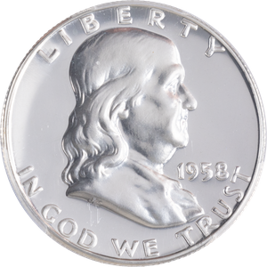 1958 Franklin Silver 50C PCGS       CP67 Main Image