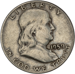 1959-D Franklin Half Dollar G Main Image